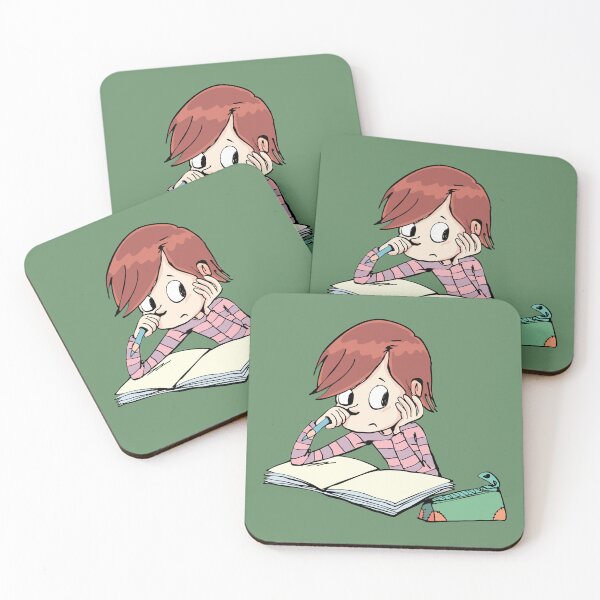 Item preview, boy in front of the textbook has problems with learning designed and sold by duxpavlic.