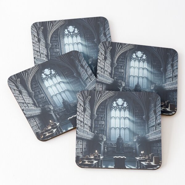 Item preview, Dark And Spooky Library In Old University designed and sold by PimiArt.