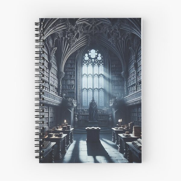 Item preview, Dark And Spooky Library In Old University designed and sold by PimiArt.
