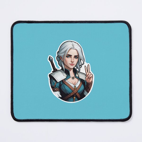 Item preview, Ciri Witcher Fan - funny gamer selfie designed and sold by SlightlyUnreal.