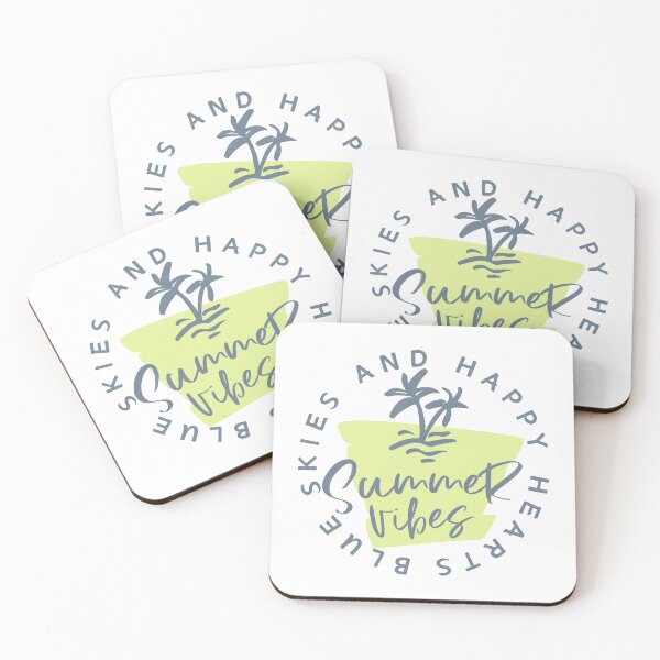Item preview, Summer Vibes Blue Skies Lime Green Island Dreams designed and sold by SplashTastic.