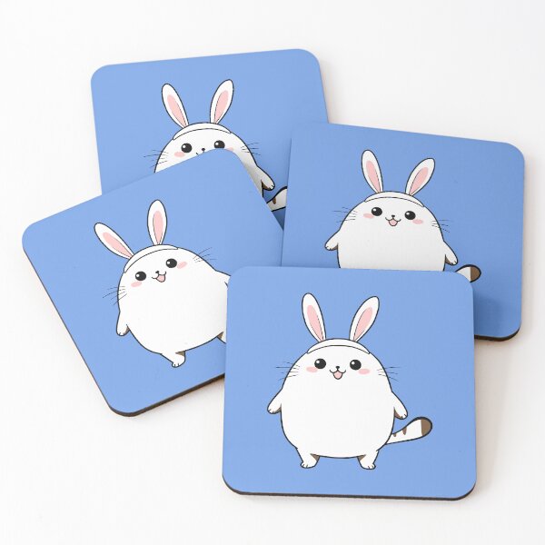 Item preview, Easter Bunny Cat – Cute and Funny Chubby Kitty designed and sold by 2Blue-Dots.