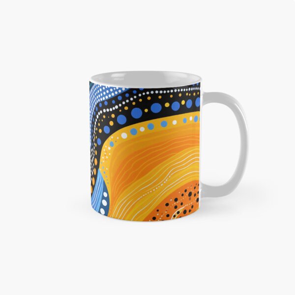 Item preview, Aboriginal Inspired Dot Art - Under the Moon designed and sold by GrinGalore.