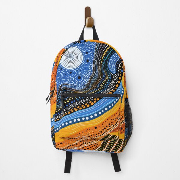 Item preview, Aboriginal Inspired Dot Art - Under the Moon designed and sold by GrinGalore.