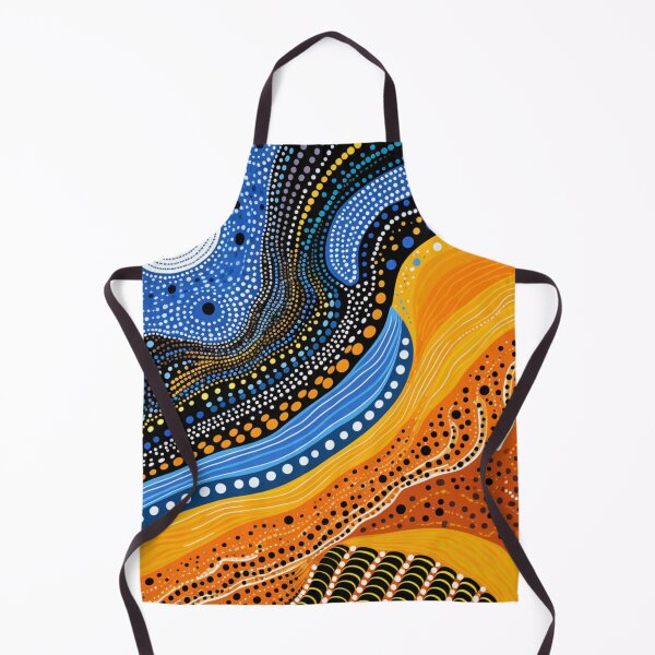 Item preview, Aboriginal Inspired Dot Art - Under the Moon designed and sold by GrinGalore.