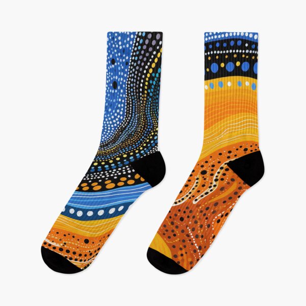 Item preview, Aboriginal Inspired Dot Art - Under the Moon designed and sold by GrinGalore.