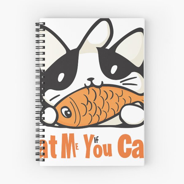 Item preview, Cute Cat Graphic T-Shirt – "Eat Me If You Can!" designed and sold by BatkuzaHUB.