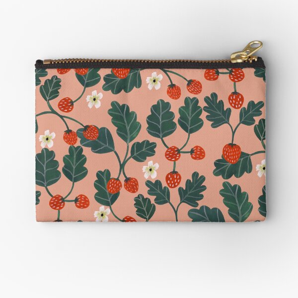 Strawberries Zipper Pouch