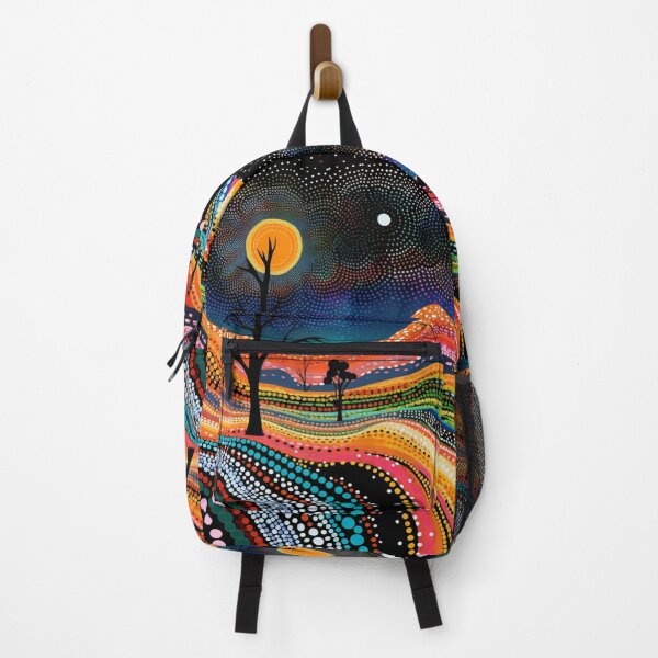 Item preview, Aboriginal Inspired Dot Art - Beautiful Night Valley designed and sold by GrinGalore.