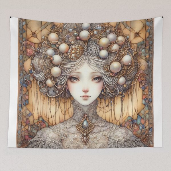 Item preview, Pearl Girl designed and sold by Beyondnote-Art.