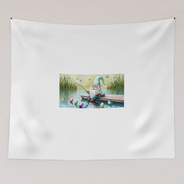 Item preview, Fishing for Eggs – A Gnome in Action designed and sold by StormArte.