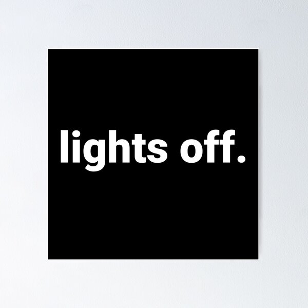 Item preview, lights off. designed and sold by Text-based T-Shirts and Gifts.