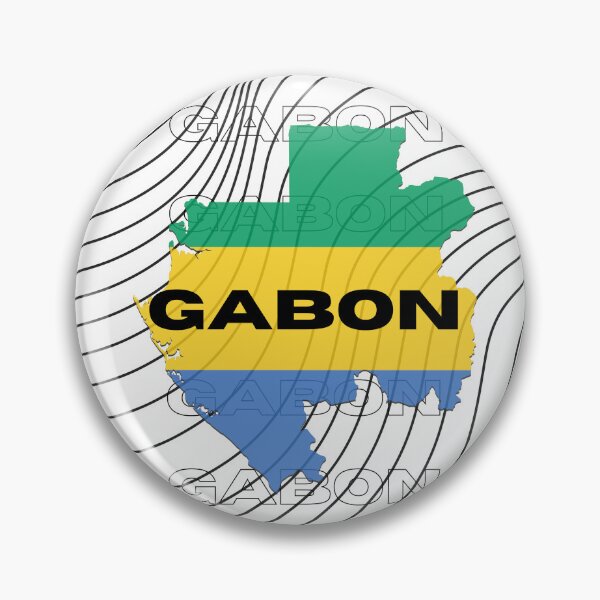 Item preview, Flag Map of Gabon designed and sold by nyblydd.