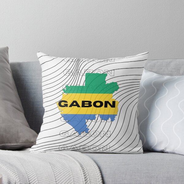 Item preview, Flag Map of Gabon designed and sold by nyblydd.