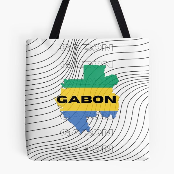 Item preview, Flag Map of Gabon designed and sold by nyblydd.