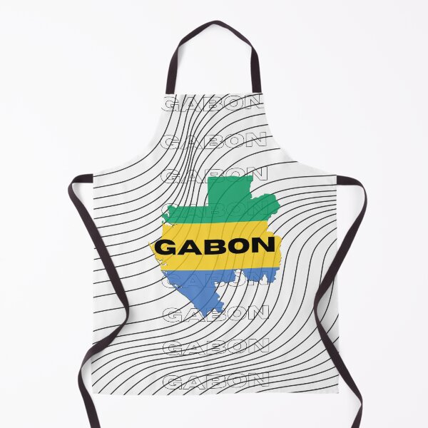 Item preview, Flag Map of Gabon designed and sold by nyblydd.