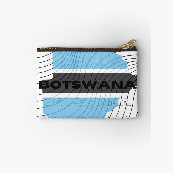 Item preview, Flag Map of Botswana designed and sold by nyblydd.