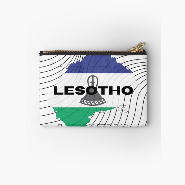Item preview, Flag Map of Lesotho designed and sold by nyblydd.