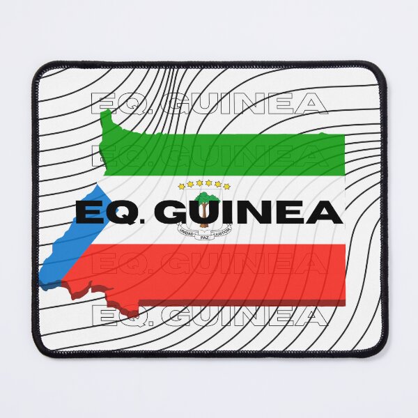 Item preview, Flag Map of Equatorial Guinea designed and sold by nyblydd.