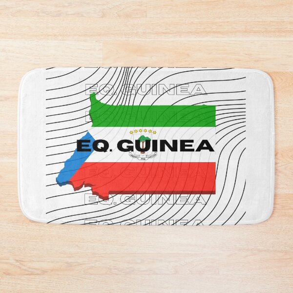 Item preview, Flag Map of Equatorial Guinea designed and sold by nyblydd.