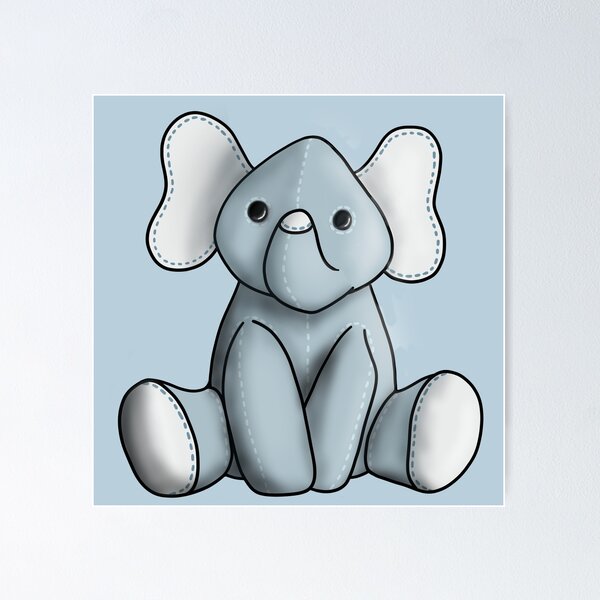 Artikelvorschau, Elefant Teddybär entworfen und verkauft von Keitow.