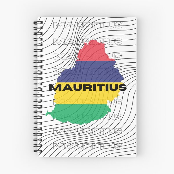 Item preview, Flag Map of Mauritius designed and sold by nyblydd.