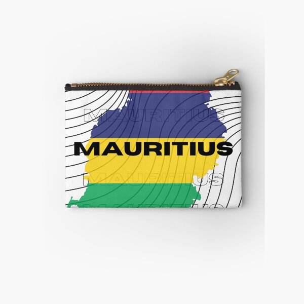 Item preview, Flag Map of Mauritius designed and sold by nyblydd.