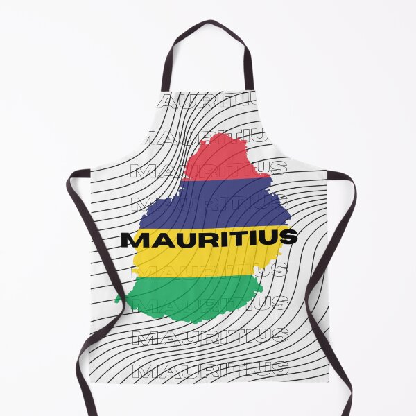 Item preview, Flag Map of Mauritius designed and sold by nyblydd.