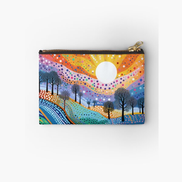 Item preview, Aboriginal Inspired Dot Art - Colorful Valley designed and sold by GrinGalore.
