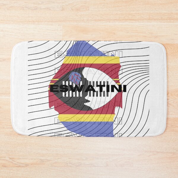 Item preview, Flag Map of Eswatini designed and sold by nyblydd.