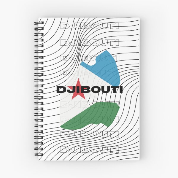 Item preview, Flag Map of Djibouti designed and sold by nyblydd.