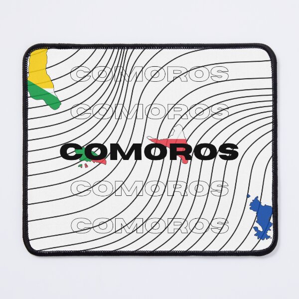 Item preview, Flag Map of Comoros designed and sold by nyblydd.