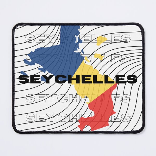 Item preview, Flag Map of Seychelles designed and sold by nyblydd.