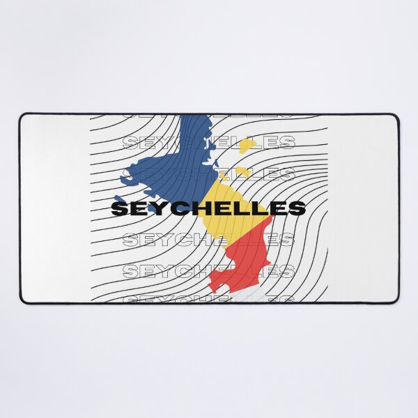 Item preview, Flag Map of Seychelles designed and sold by nyblydd.