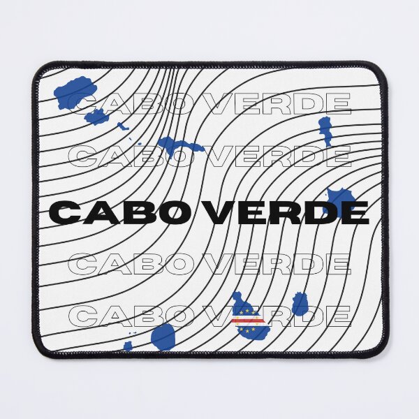 Item preview, Flag Map of Cabo Verde designed and sold by nyblydd.