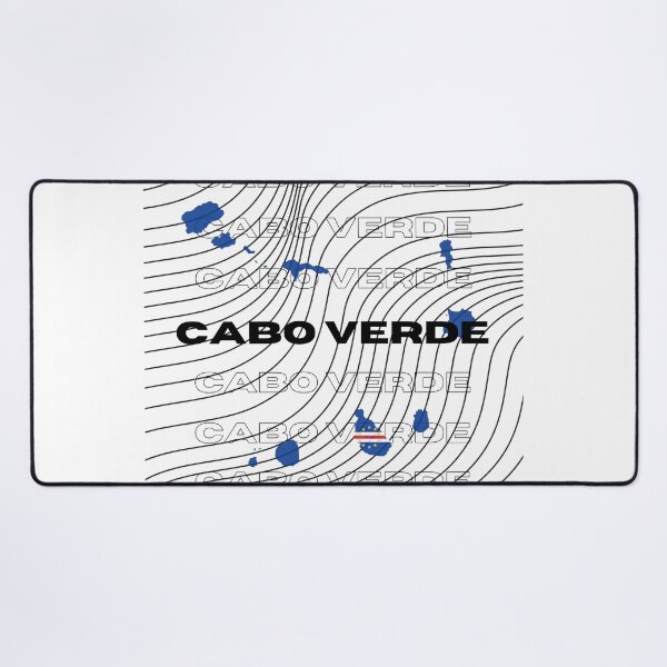 Item preview, Flag Map of Cabo Verde designed and sold by nyblydd.