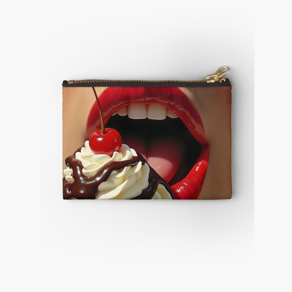 Item preview, "Sexy Mouth with Sunday Ice Cream Cone" Sexy Mouth - Mouth - Lips - Tongue designed and sold by Nico Simon Princely.