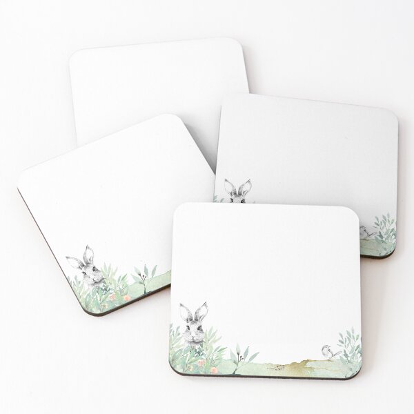 Item preview, Enchanted Watercolor Woodlands ft. Rabbit designed and sold by heiLUNA.