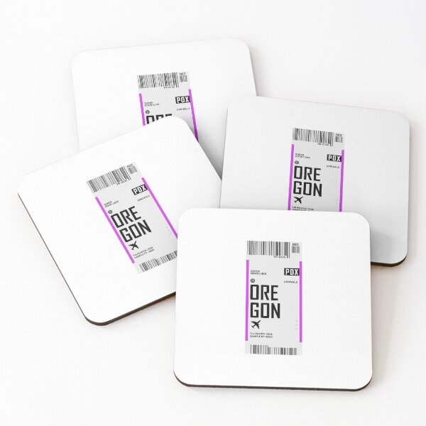Item preview, Oregon Boarding Pass USA Travel Ticket-Sticker designed and sold by TulipaGraphics.
