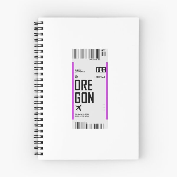 Item preview, Oregon Boarding Pass USA Travel Ticket-Sticker designed and sold by TulipaGraphics.