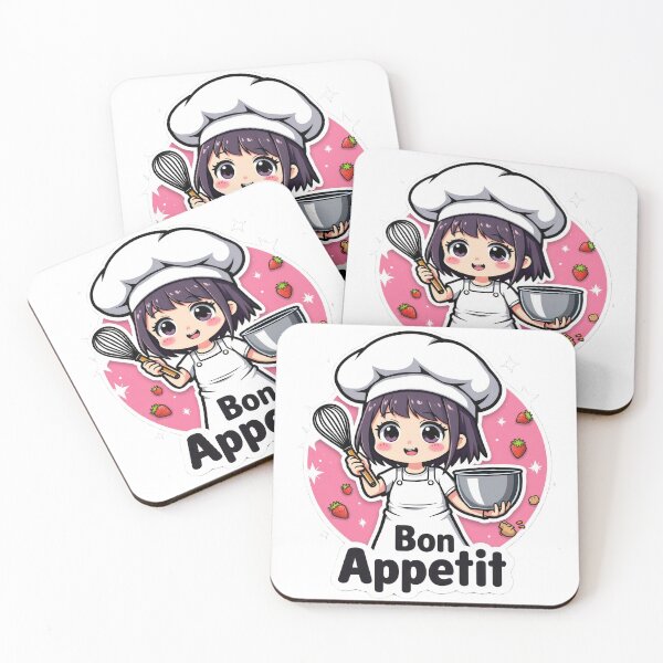 Item preview, Anime Chef Girl - Bon Appétit designed and sold by duke818.