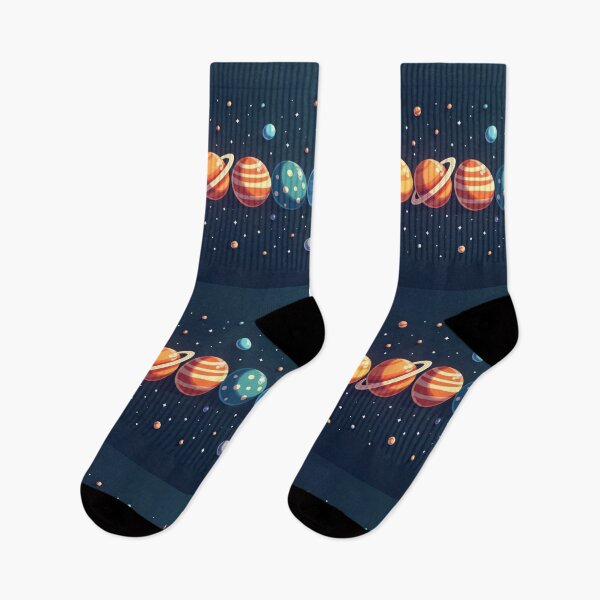 Aperçu de l'œuvre Cosmos et 7 planètes créée et vendue par MigWhimsy.