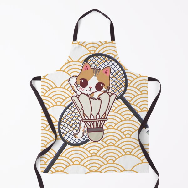 Item preview, Cute Calico Cat in a Shuttlecock – Badminton Lover designed and sold by BGMeYou.