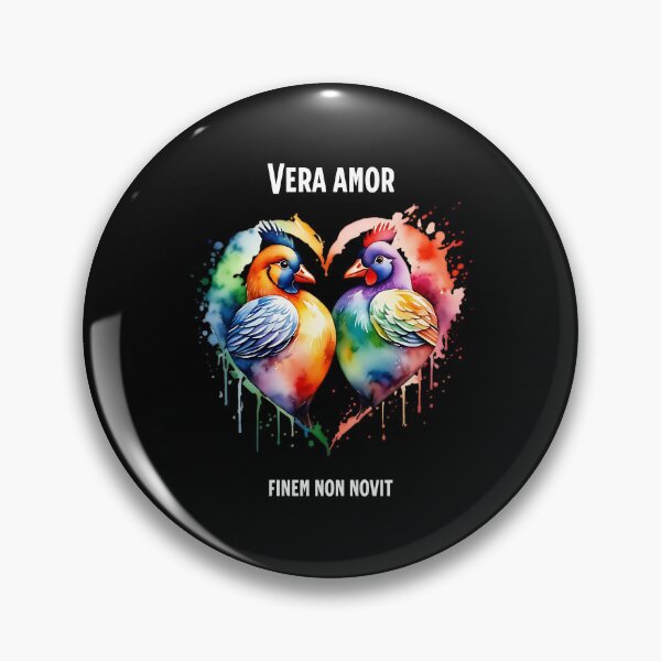 Item preview, Vera amor finem non novit - wise saying in Latin designed and sold by Pflugart.