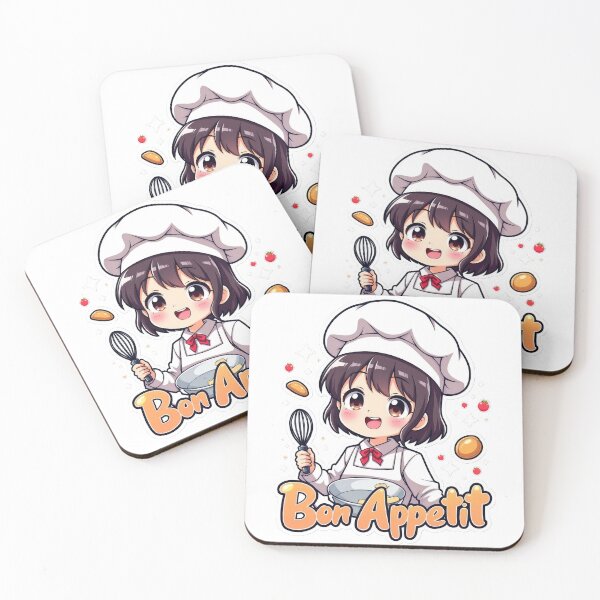 Item preview, Anime Chef Girl - Bon Appétit designed and sold by duke818.