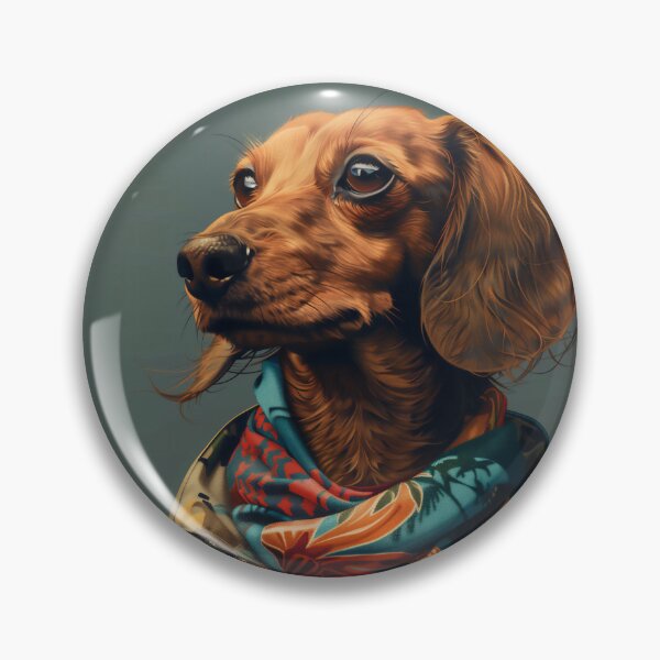 Item preview, Stylish Dachshund Portrait designed and sold by junkydotcom.