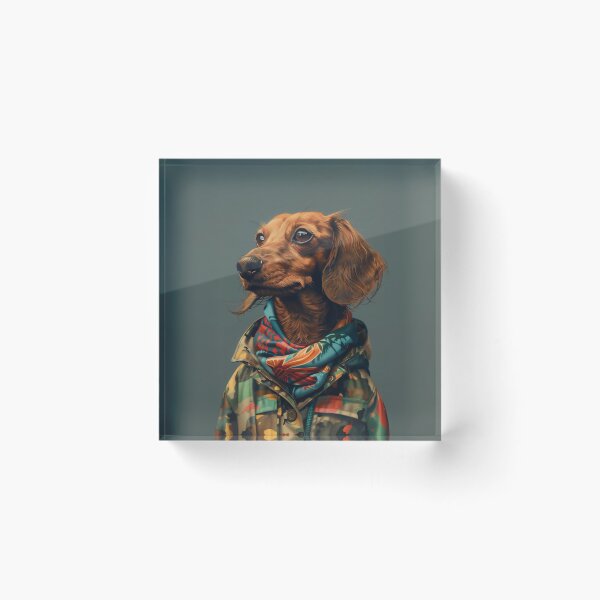 Item preview, Stylish Dachshund Portrait designed and sold by junkydotcom.