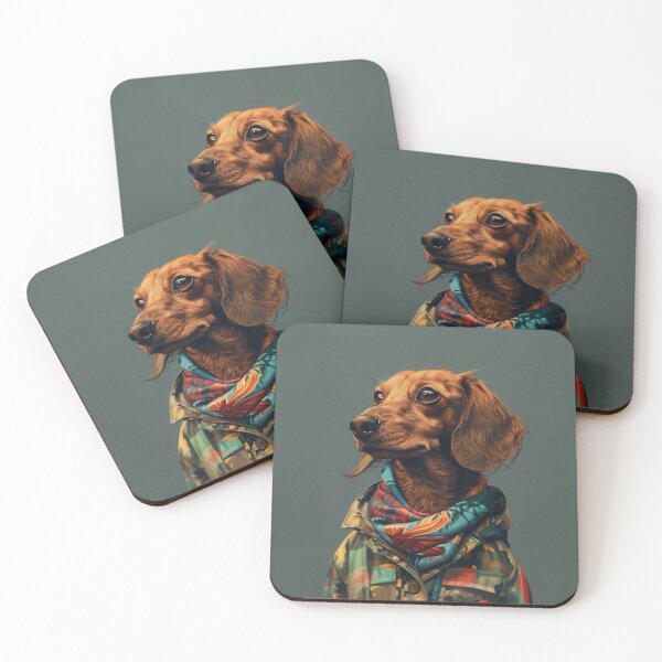 Item preview, Stylish Dachshund Portrait designed and sold by junkydotcom.