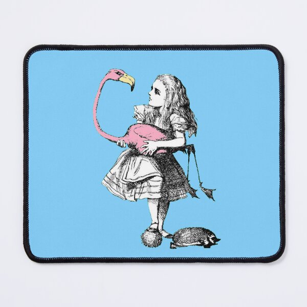 Item preview, Alice and the flamingo, wonderland designed and sold by DeVeauDesign.