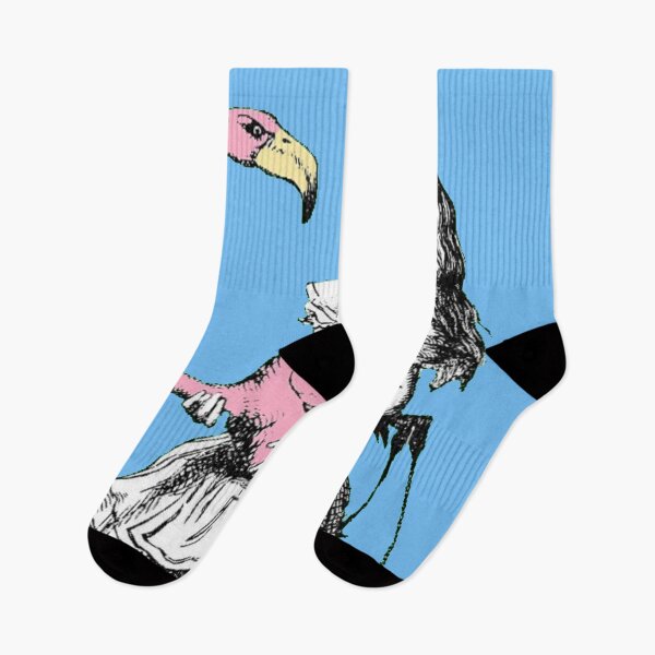 Item preview, Alice and the flamingo, wonderland designed and sold by DeVeauDesign.